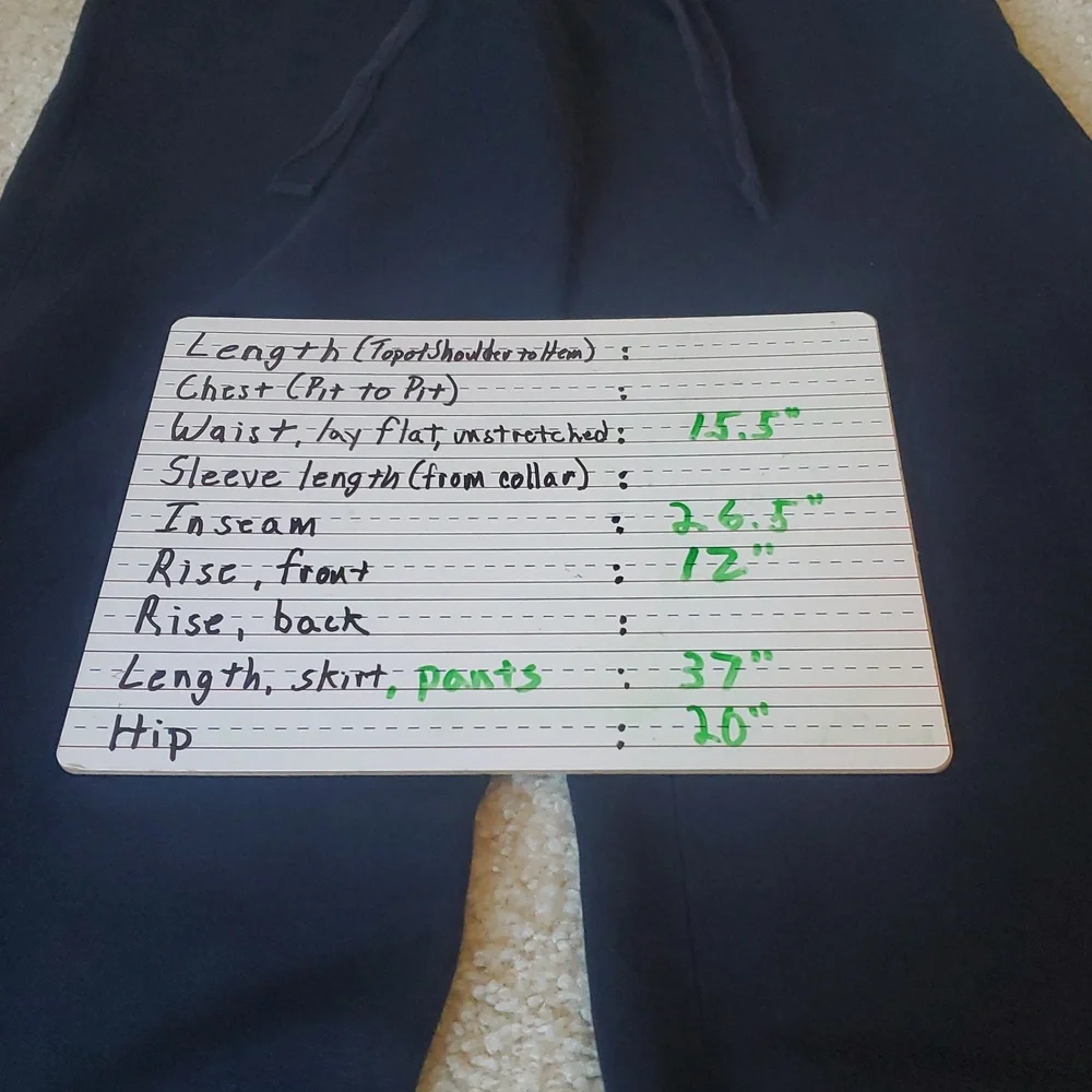 Philosophy Black Linen Blend Wide-Leg Flowy Pants Size M Medium - Picture 10 of 12